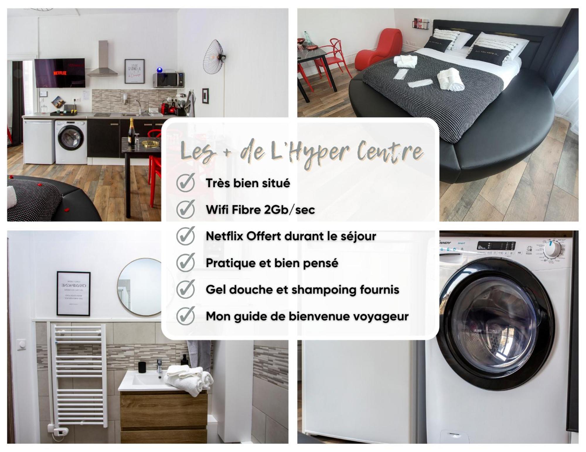 L'Hyper Centre - Netflix & Wifi - Literie Haut De Gamme - Check-In 24H24 - Goodmarning Châlons-en-Champagne 외부 사진